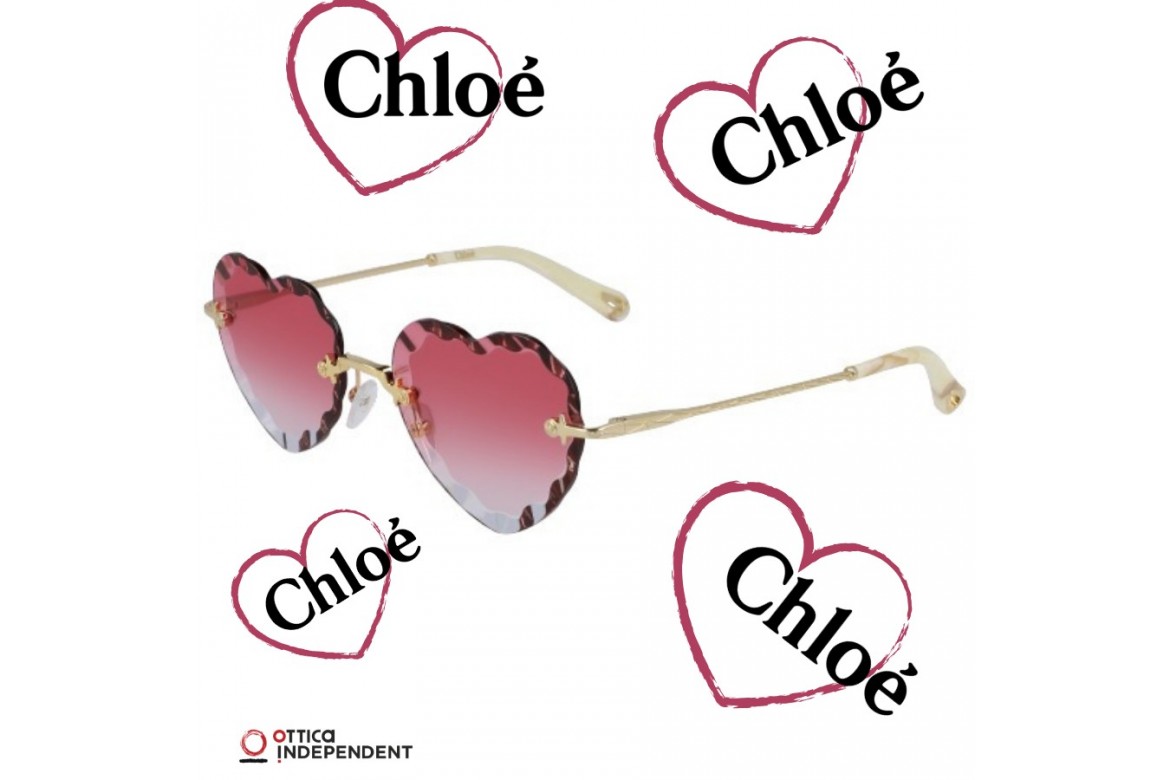 Occhiali da sole Chloé a cuore: i nuovi Chloé Rosie